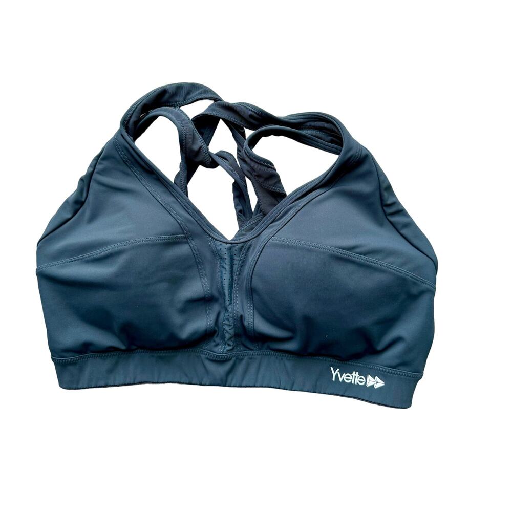 Yvette sports bra size XL, racer back, criss cross